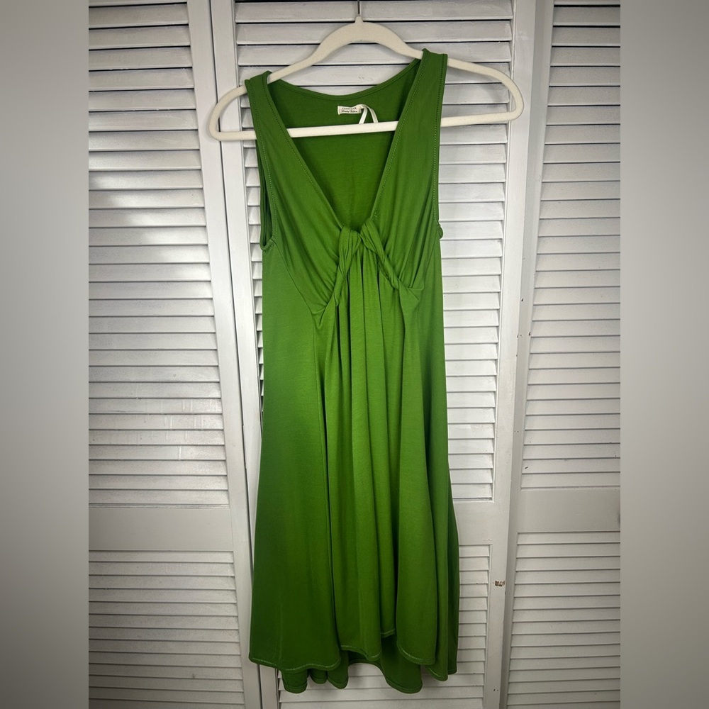 Leon Max Green Sleeveless Dress Size Small